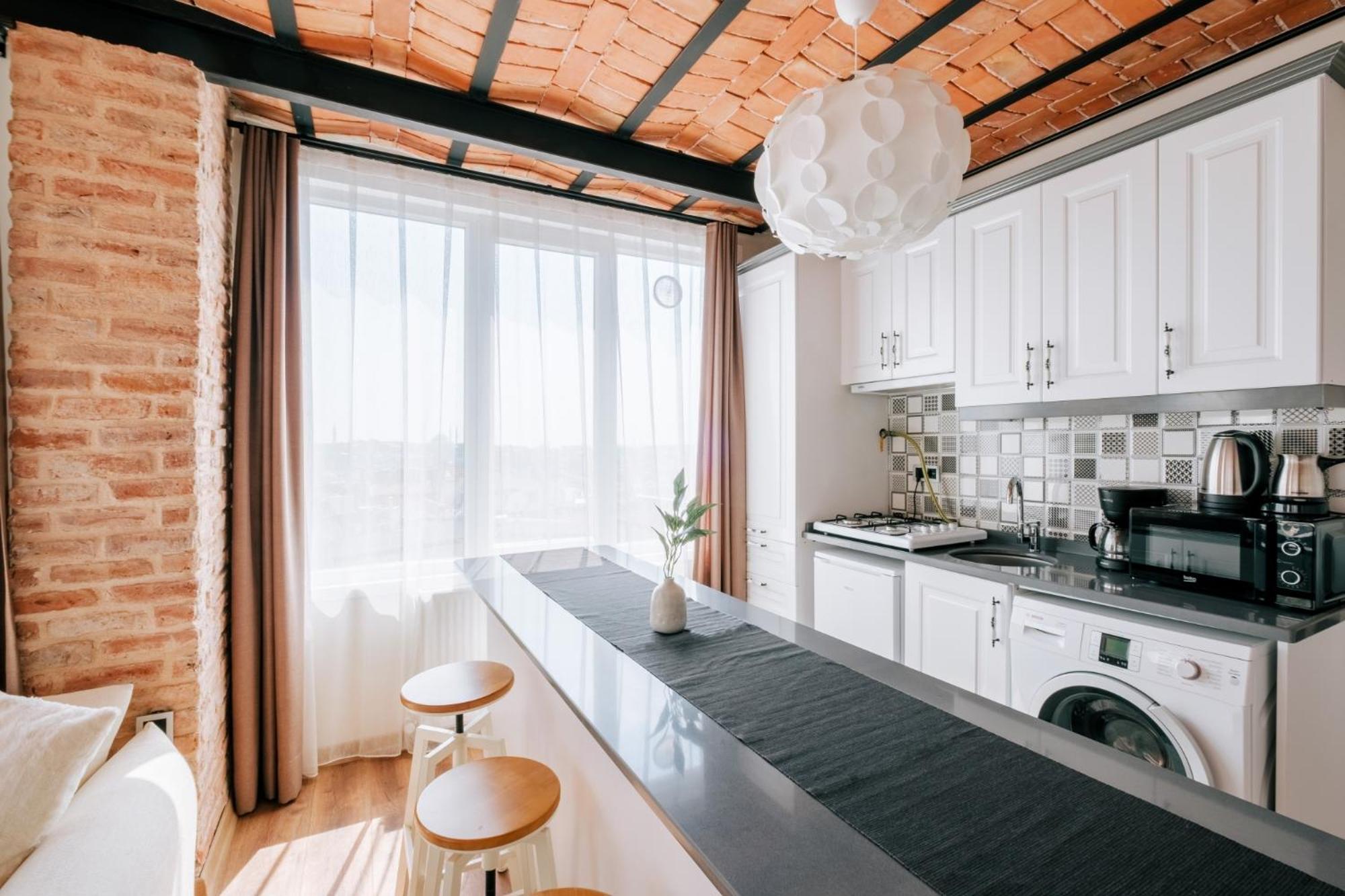 Flat W City View Near Galata Tower In Istiklal Ave Apartman Isztambul Kültér fotó